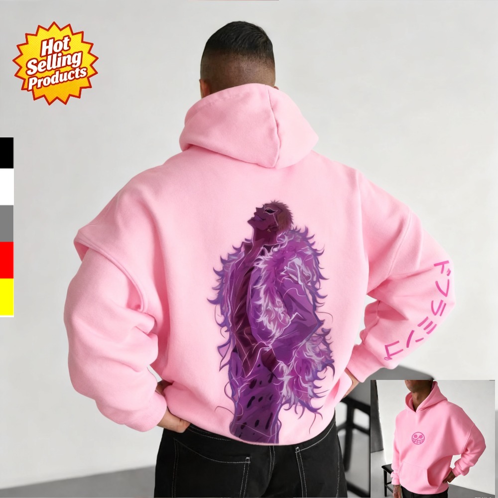 Anime Merchandise Store Japan - One Piece Hoodie Donquixote Doflamingo Nieuw