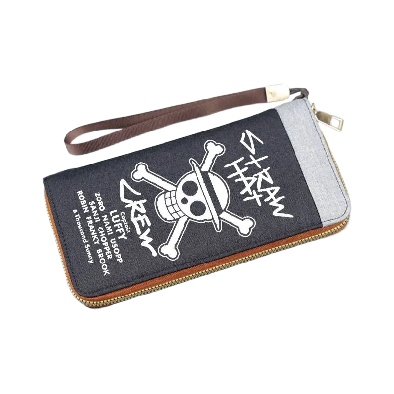 Anime Merchandise Wholesale - One Piece Skeletpatroon Cartoon Lange Rits
