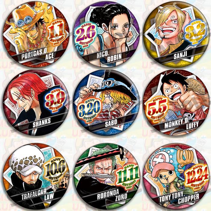 Luffy Anime Merchandise - Een Stuk Anime Badge Set Officiële
