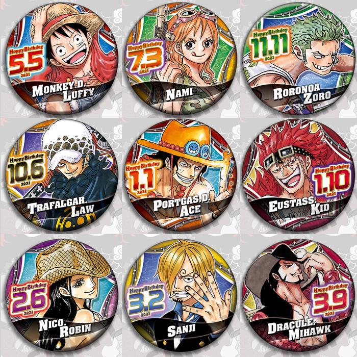 Een Stuk Anime Badge Pin Set L - Luffy Anime Merchandise recensie en prijs